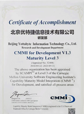 日志易喜獲CMMI3認證，成功敲開國際軟件競爭大門